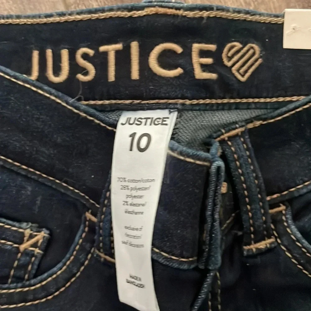 Justice stretch denim